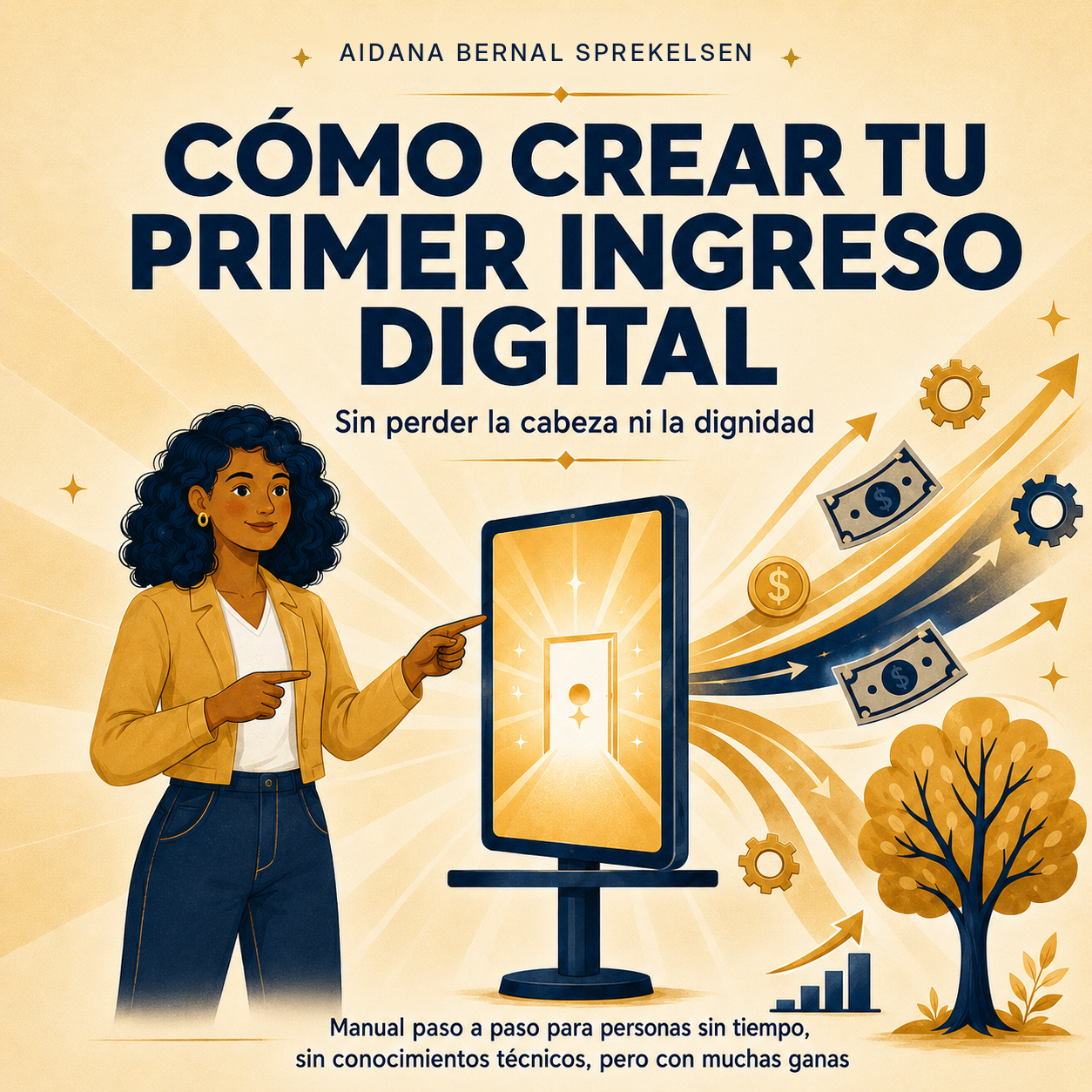 Portada de la guía Cómo crear tu primer ingreso digital